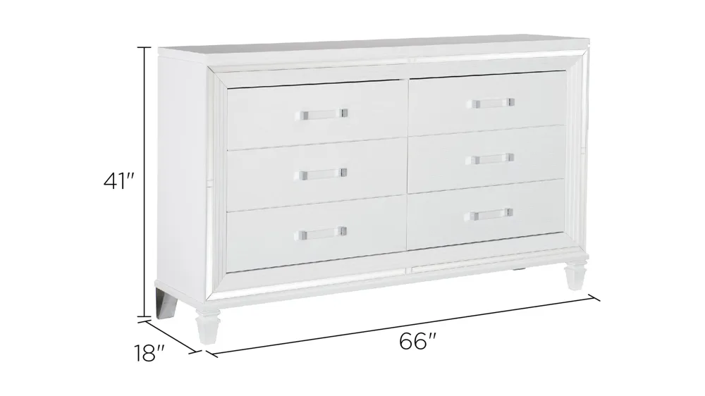Selena Bedroom Dresser Dimensions