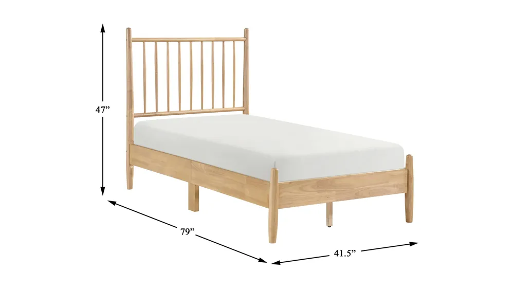Zuri Platform Bed Dimensions