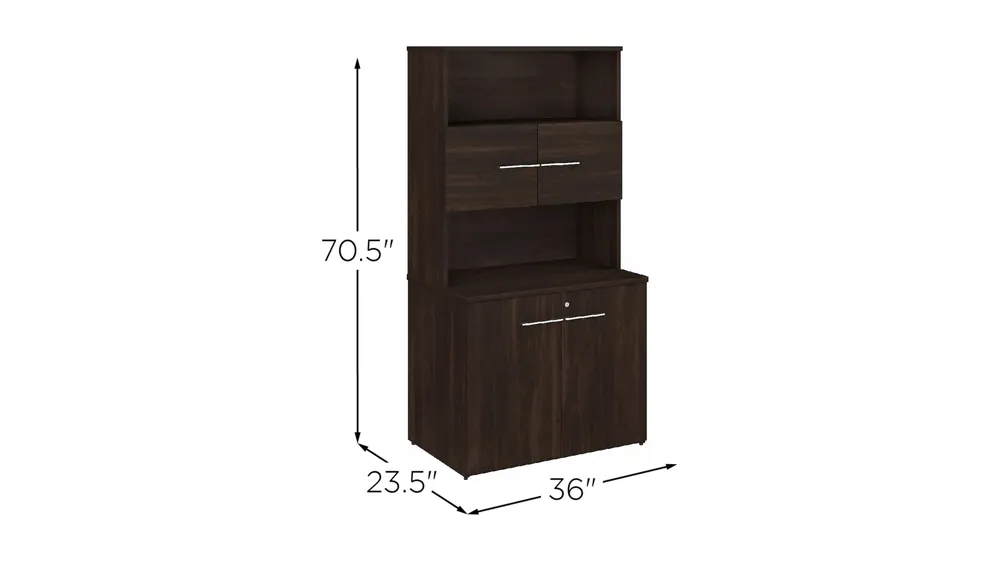 Office 500 36W Tall Storage Cabinet Dimensions