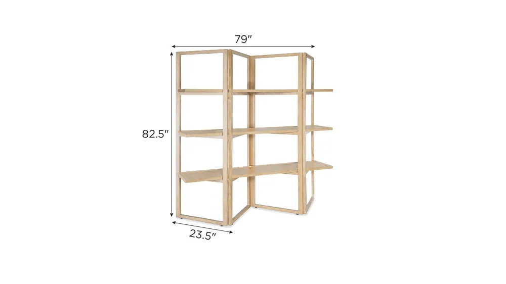 Retreat Folding Etagere Dimensions