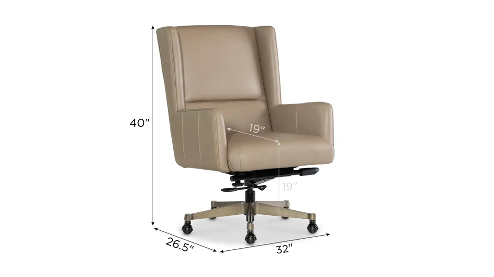 Primrose Executive Swivel Tilt Chair Dimensions