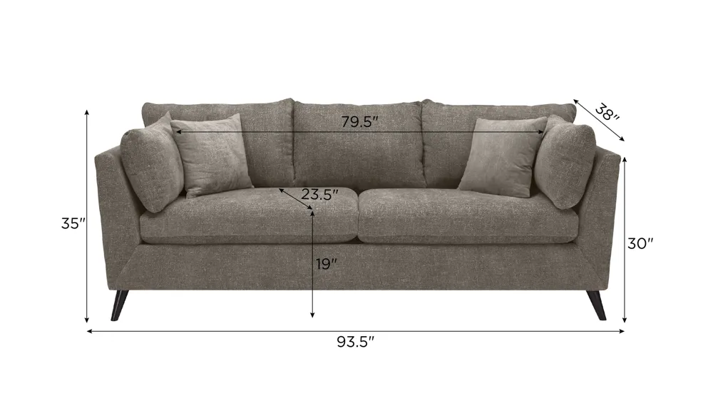 Caruso Sofa Dimensions