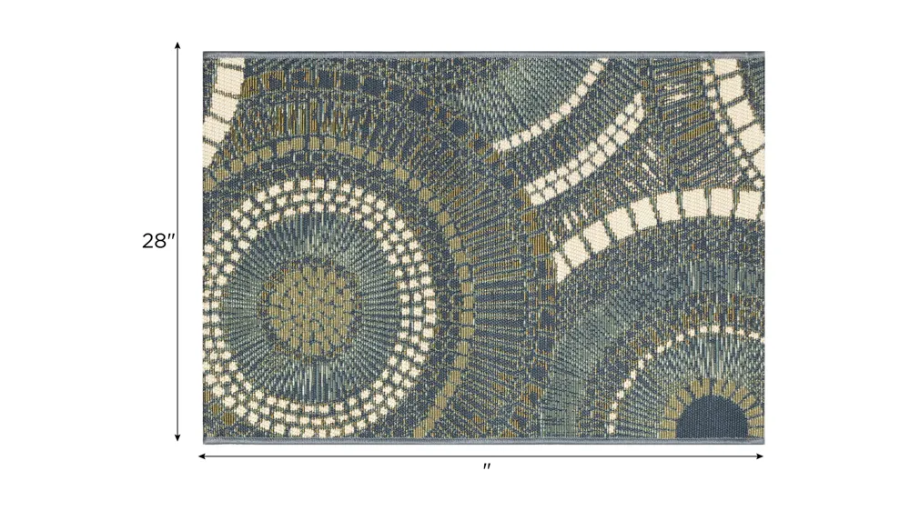 Esencia Circles Indoor/Outdoor Mat Dimensions