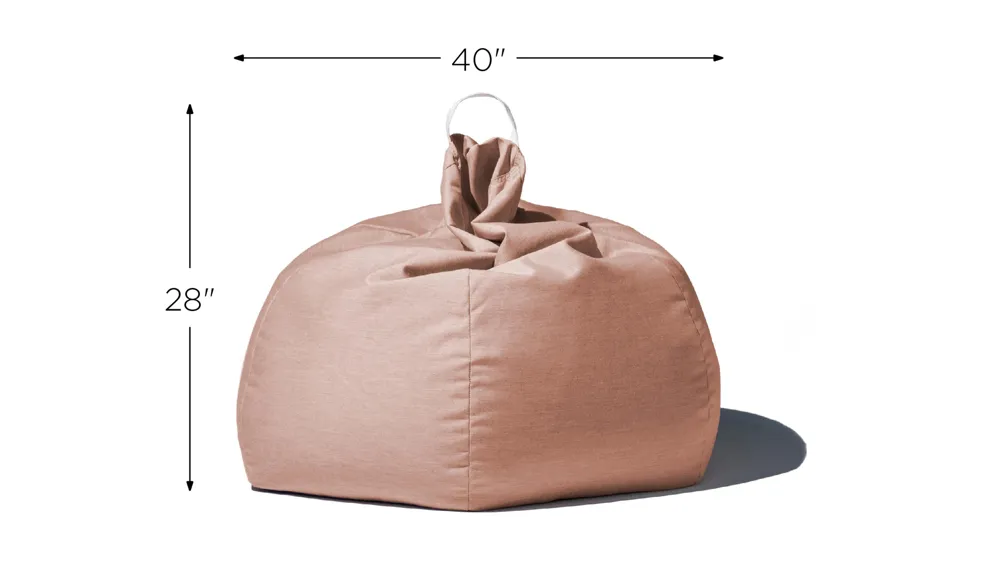 Aston Outdoor Bean Bag Chair with Cover Dimensions