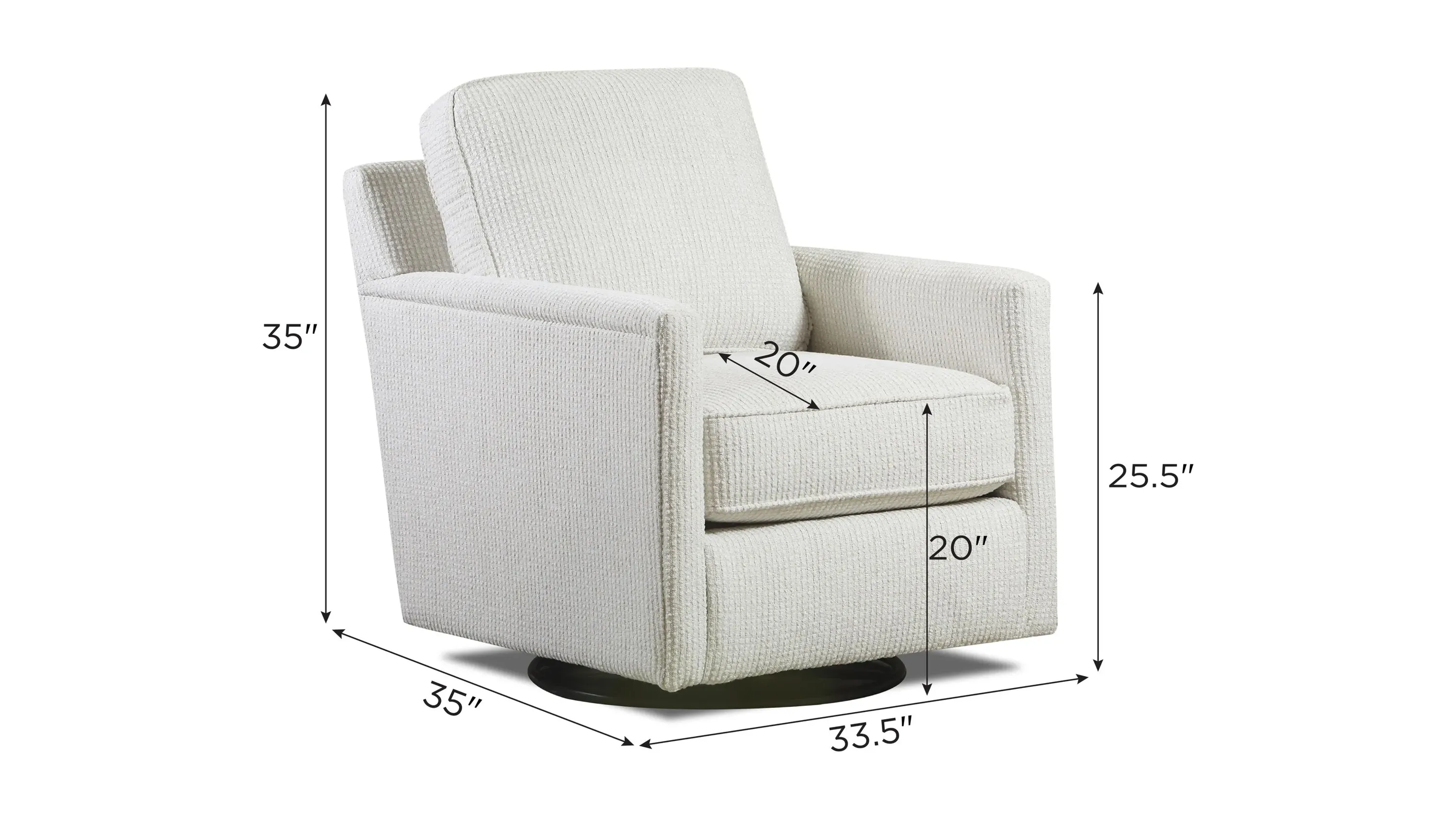 Alden Deals Million Dollar Baby Alden Swivel Glider In Wheat Alden