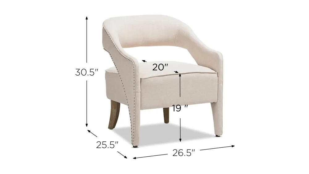 Floriane Lounge Chair Dimensions