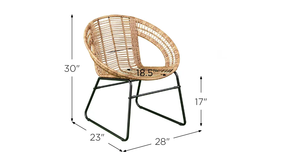 Fisher 3-pc. Outdoor Set Dimensions