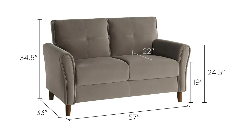 Nea Loveseat Dimensions