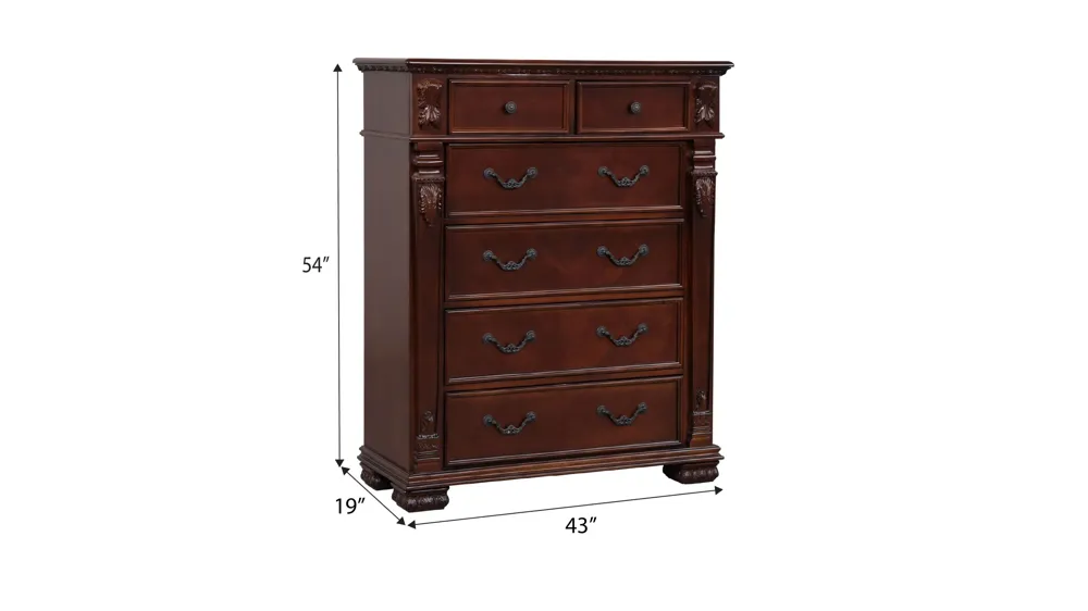 Lyndon 6 Drawer Chest Dimensions