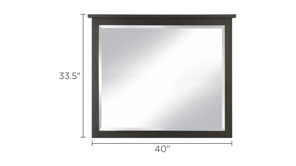 Union City Bedroom Dresser Mirror Dimensions