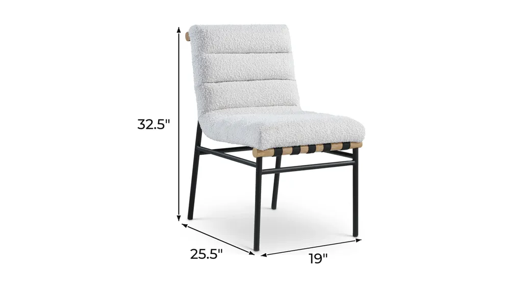 Burke Dining Chair - Set of 2 Dimensions