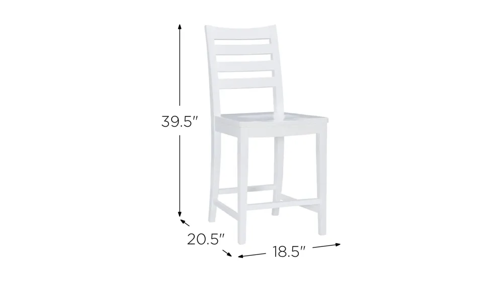 Flynn Counter-Height Stool - Set of 2 Dimensions