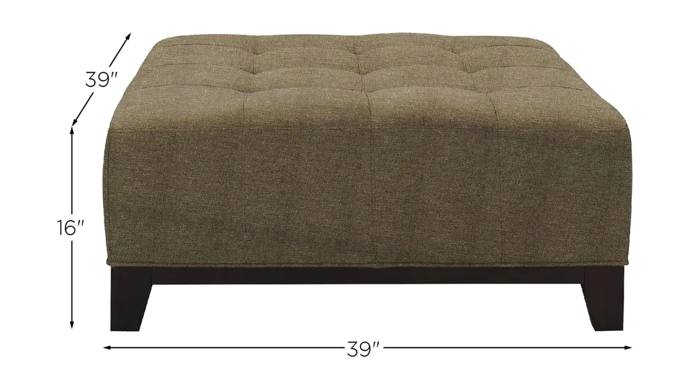 Cityscape Cocktail Ottoman Dimensions