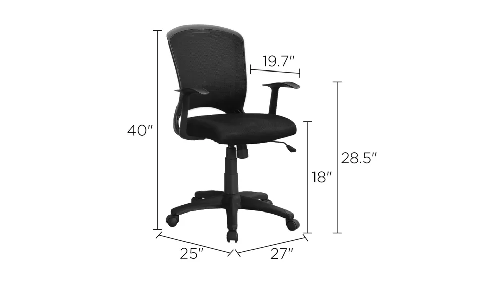 Hamlin Office Chair Dimensions