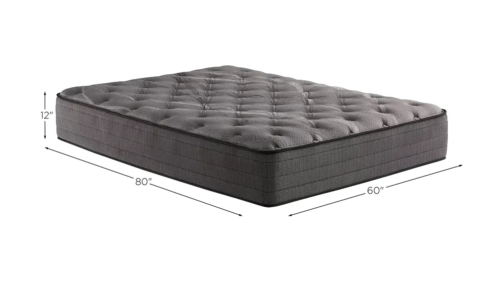 NightsBridge 12-inch Firm Pillow Top Hybrid Mattress in a Box Dimensions
