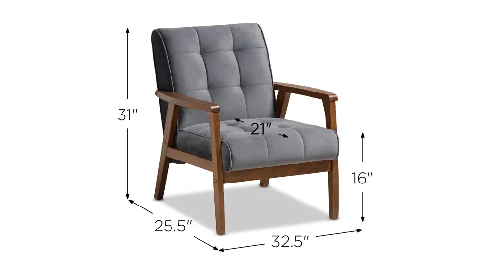 Asta Armchair Dimensions
