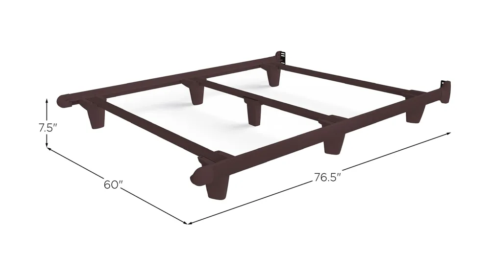 Embrace Bed Frame w/ Glides Dimensions
