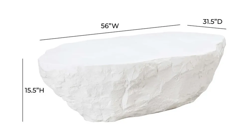 Crag Concrete Coffee Table Dimensions