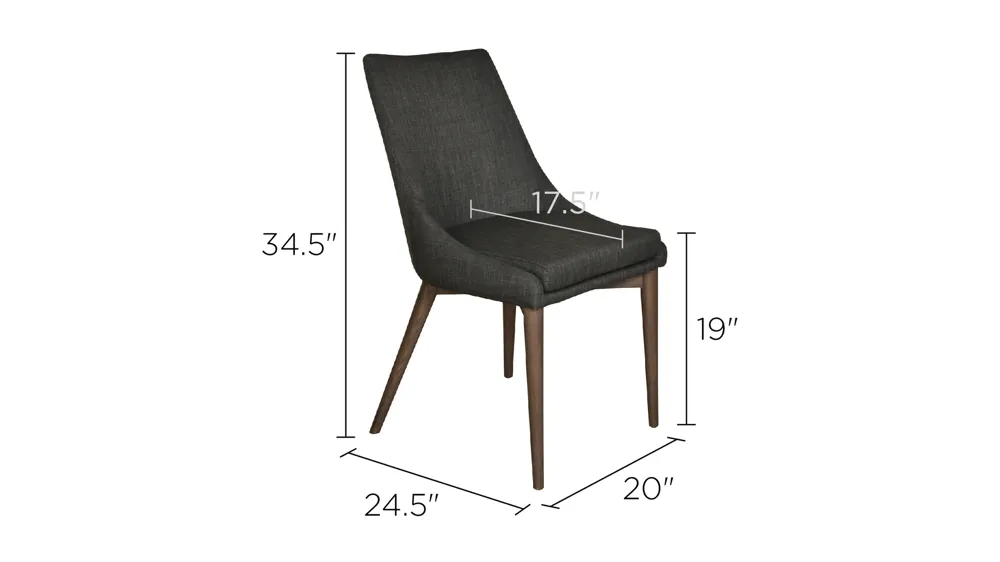 Fritz Side Chair-Set of 2 Dimensions