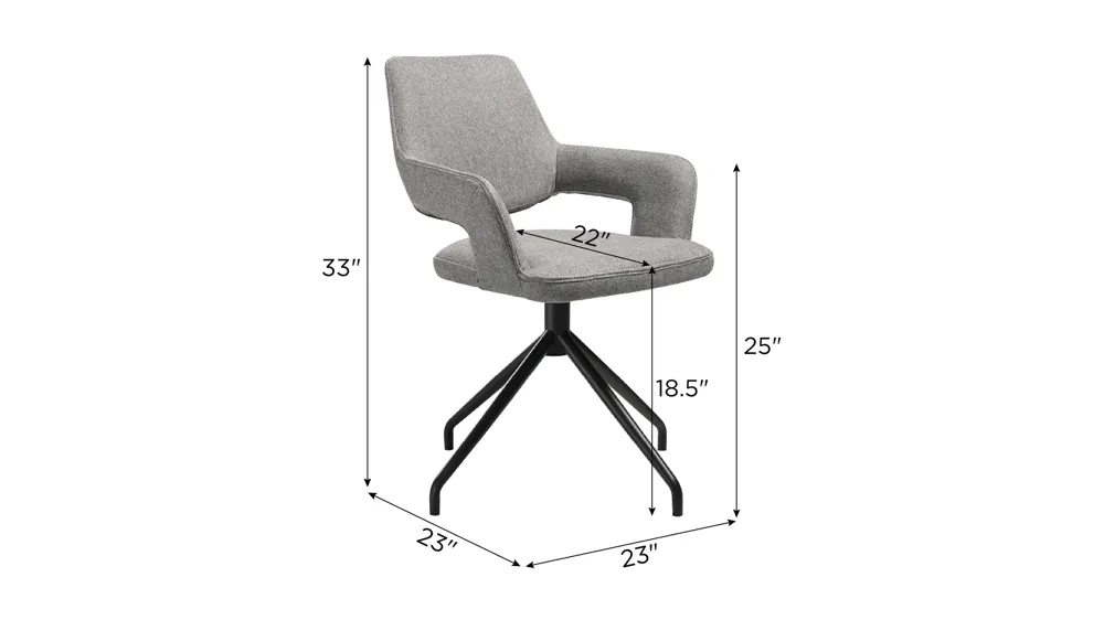 Penny Dining Chair- Set of 2 Dimensions