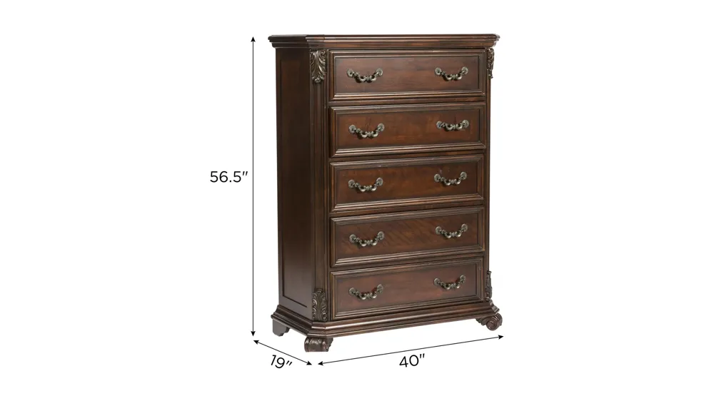 Messina Estates Chest Dimensions