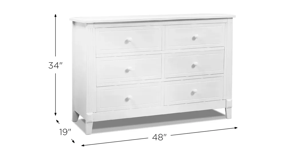 Berkley Double Dresser Dimensions