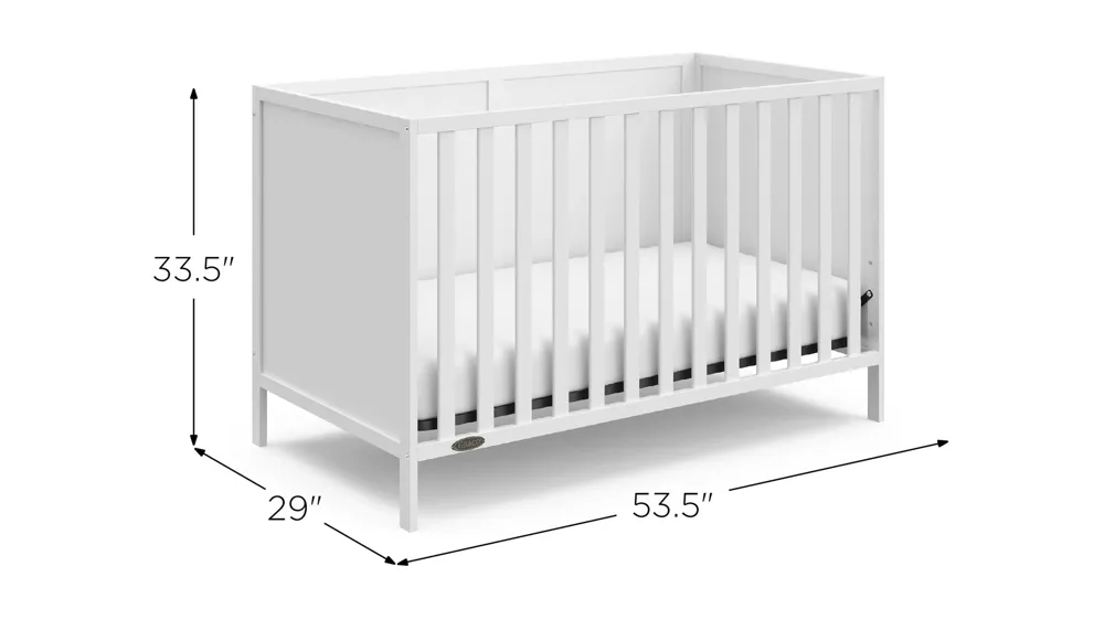 Graco Theo 3-in-1 Convertible Crib Dimensions