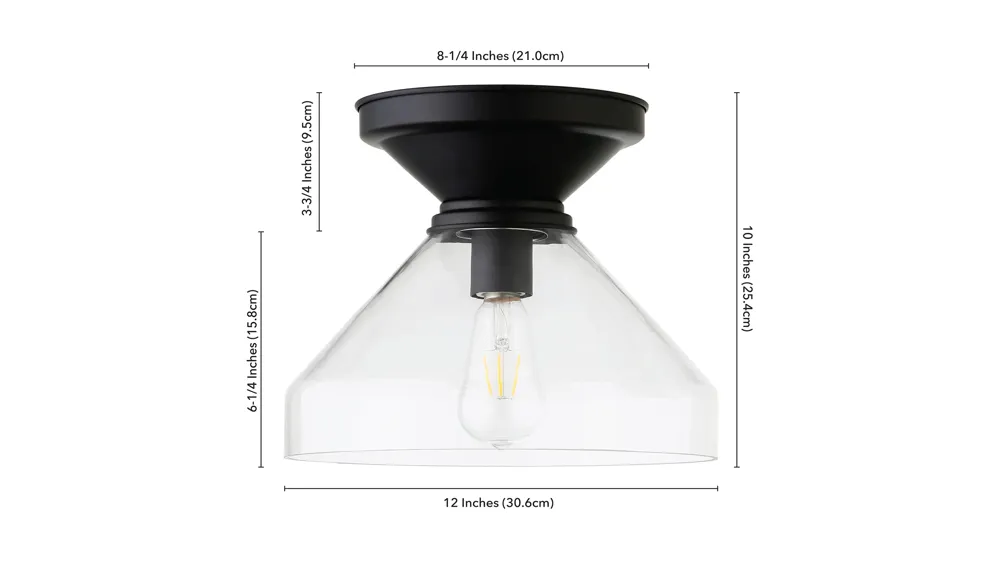 Maeve Semi-Flush Mount Dimensions