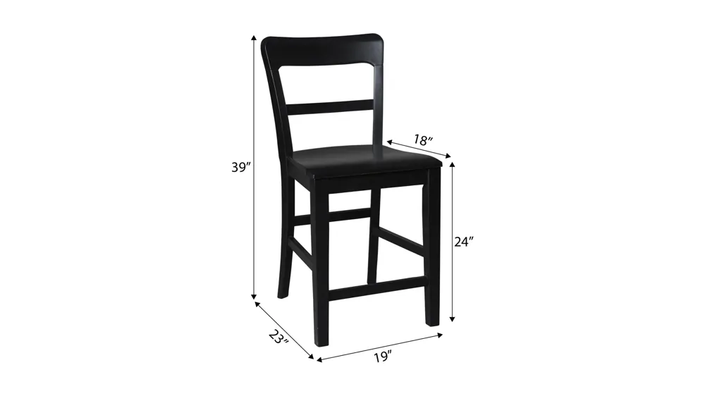 Lockwood 24" Barstool Dimensions