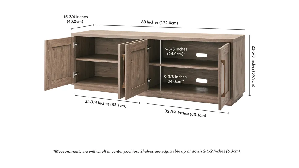 Smith TV Stand Dimensions