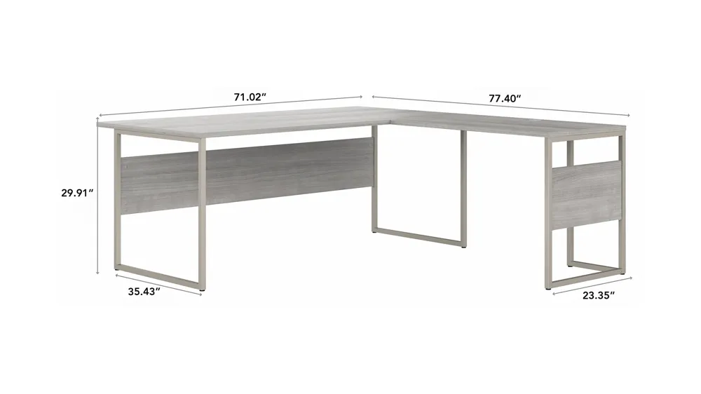 Steinbeck L-Shaped Desk Dimensions