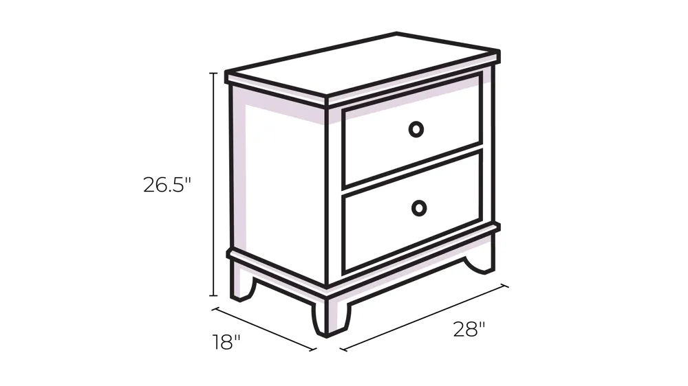Stone Nightstand Dimensions
