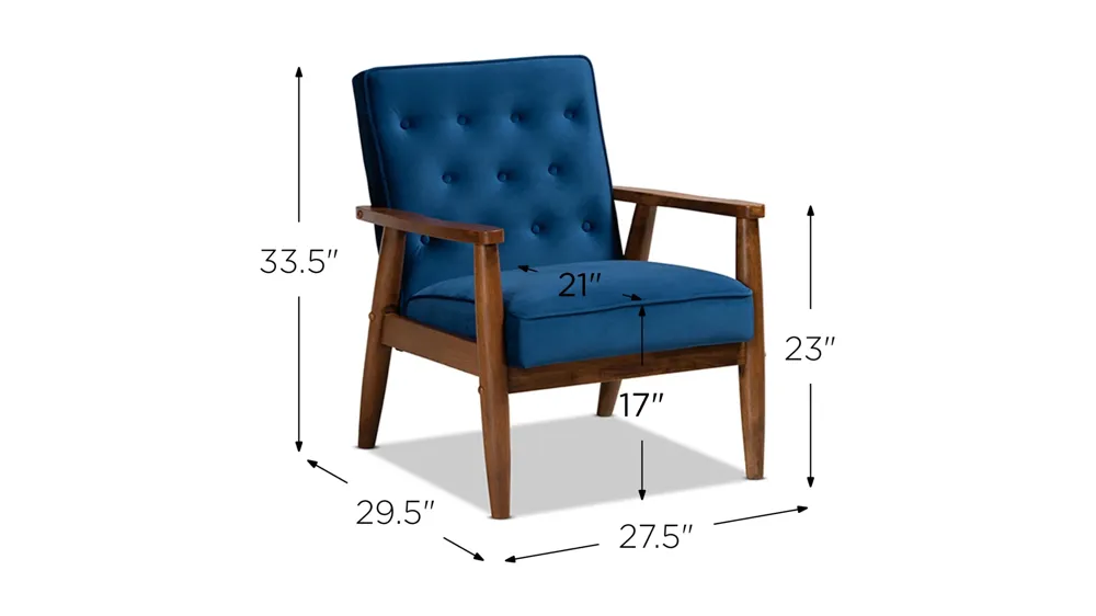 Sorrento Lounge Chair Dimensions