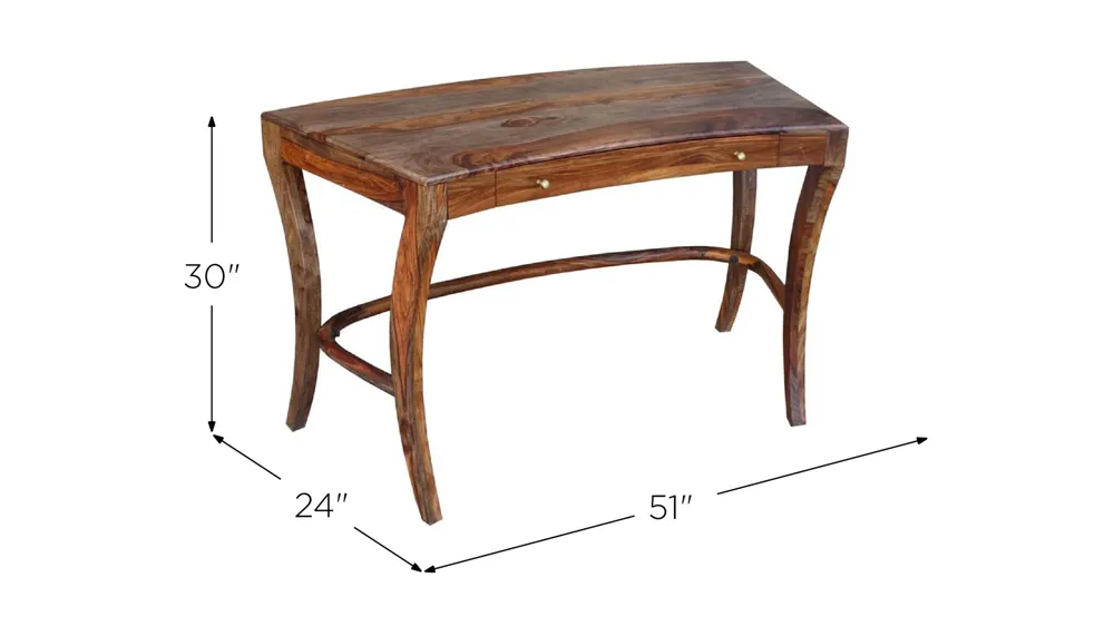 Brownstone Writing Desk Dimensions