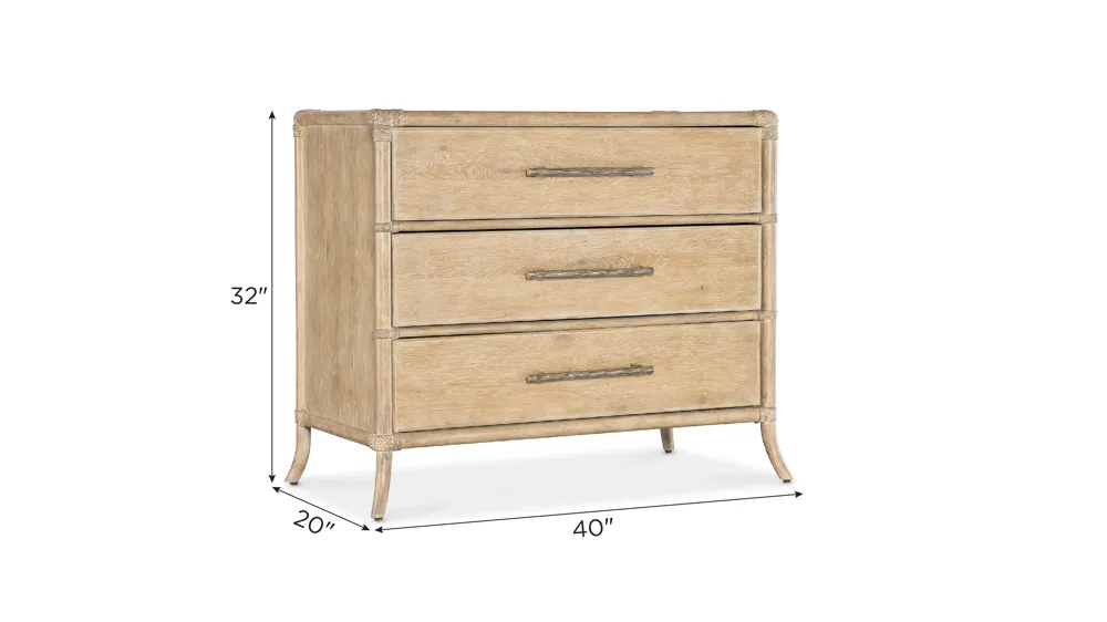 Retreat Pole Rattan Chest Dimensions