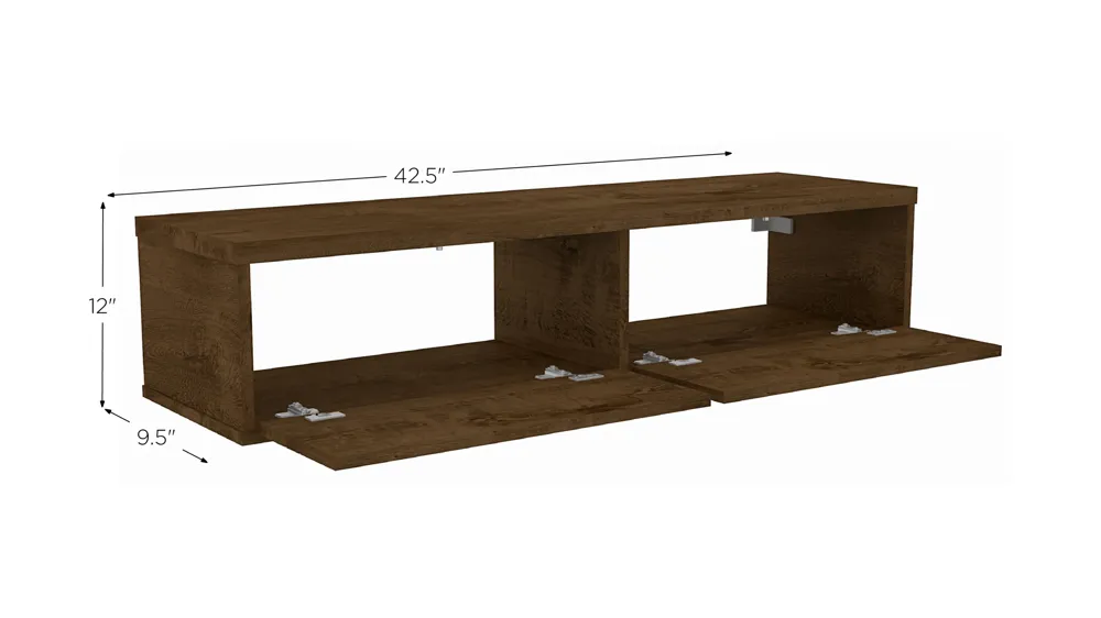 Liberty 42" Floating Entertainment Center Dimensions