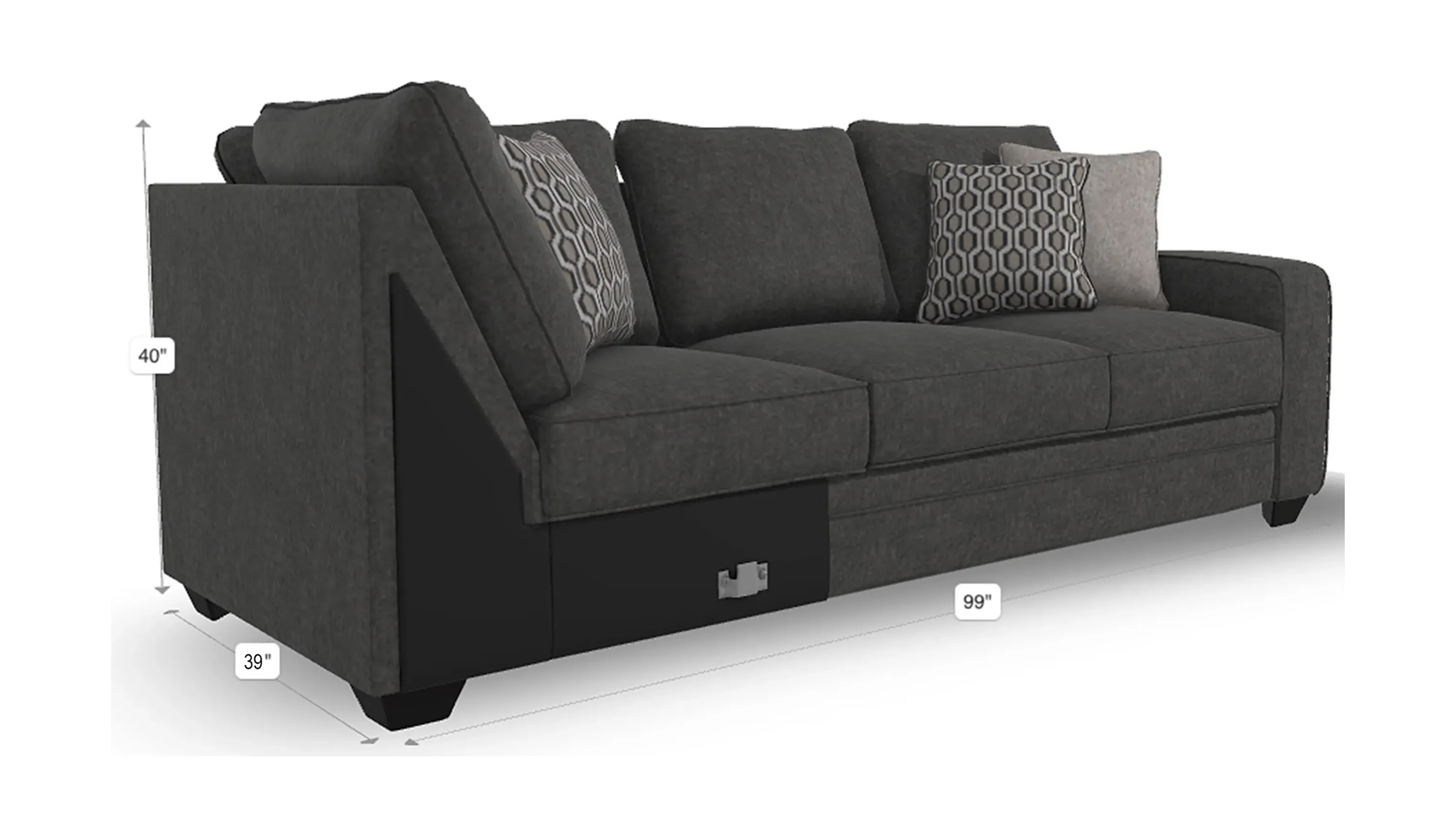 Wetzel Right Arm Facing Sofa | Raymour & Flanigan