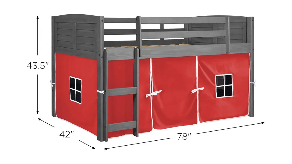 Louver Tent Loft Bed Dimensions