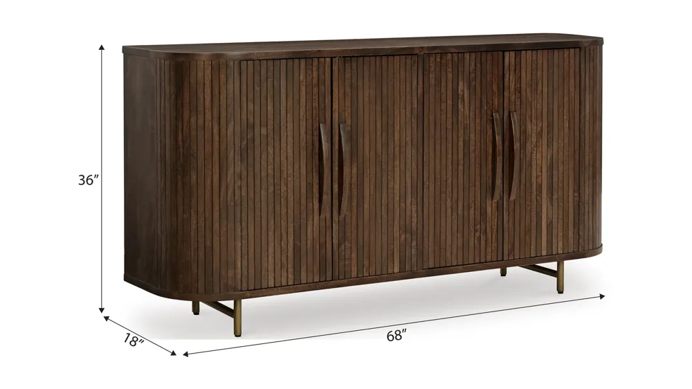 Amickly 4 Door Accent Cabinet Dimensions