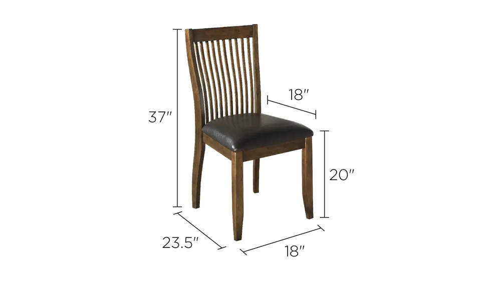 Landon Dining Chair Dimensions