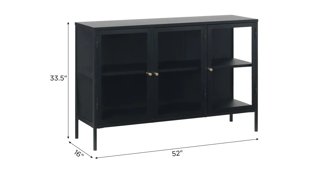 Hudson 3-Door Sideboard Dimensions