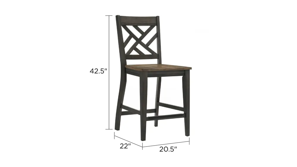 Foster Counter-Height Stools Dimensions