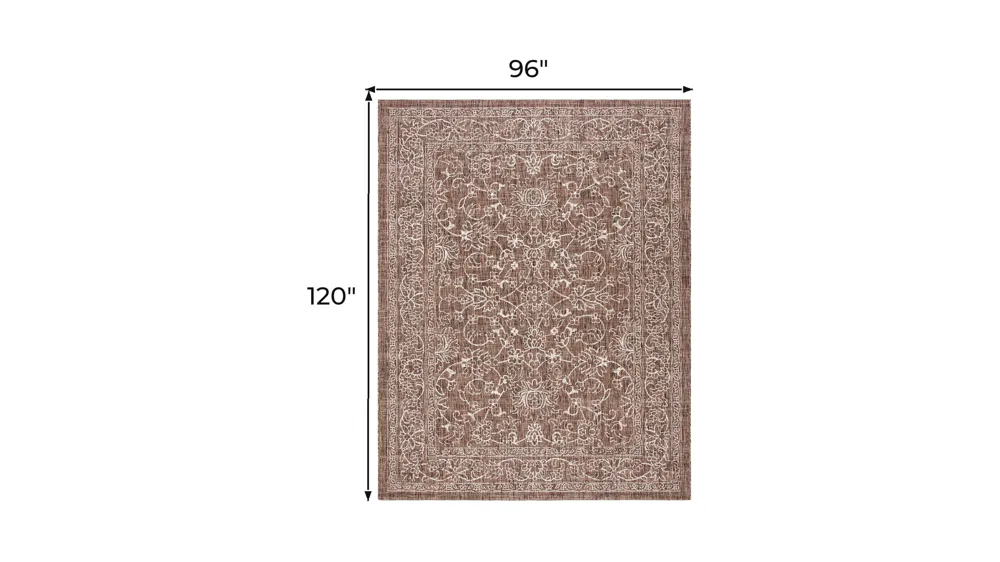 Courtyard Pacific Indoor/Outdoor Area Rug Dimensions