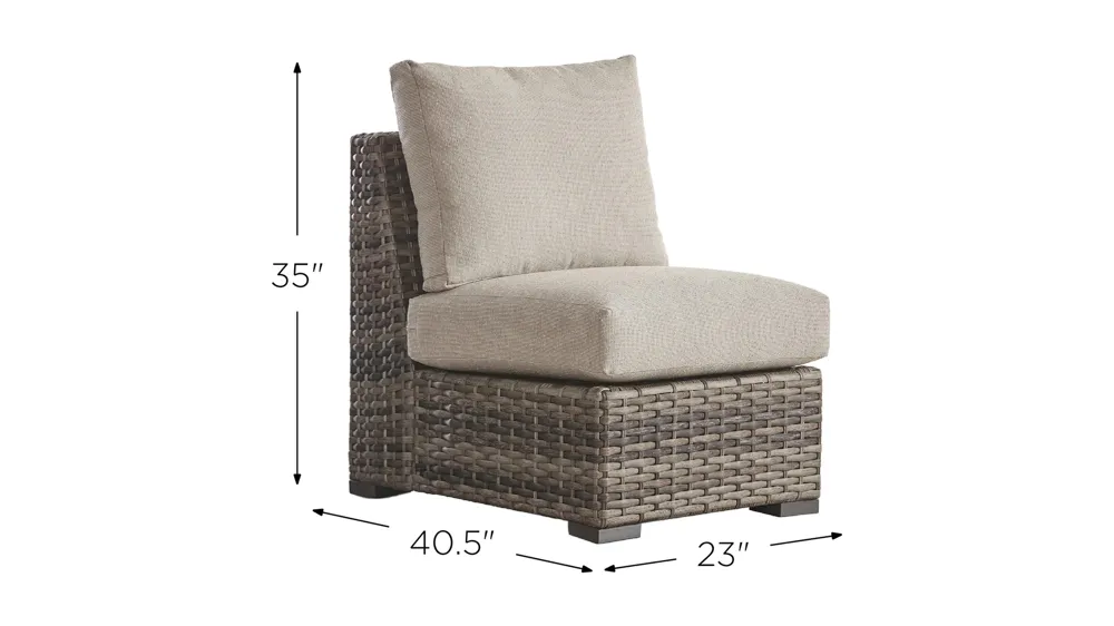 New Java Sectional Armless Dimensions