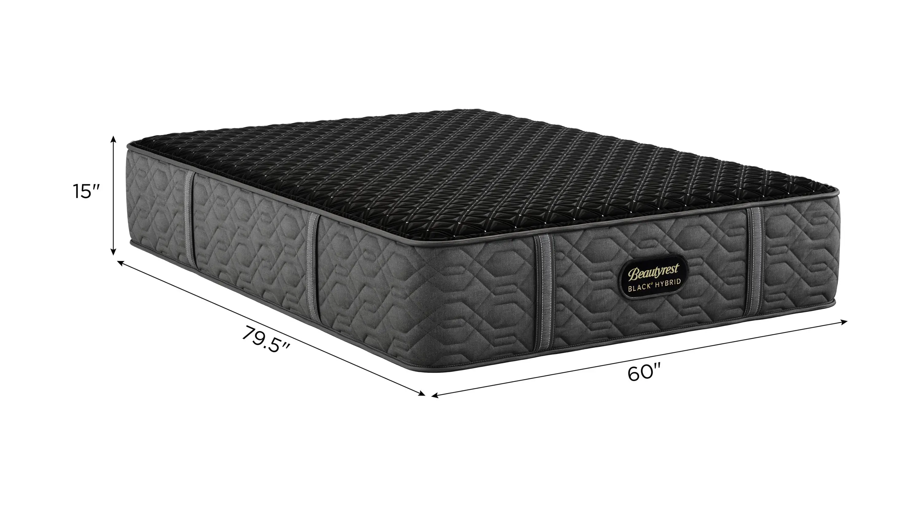 Beautyrest Black Hybrid - 15" Series Three Medium Mattress - Thumbnail 4