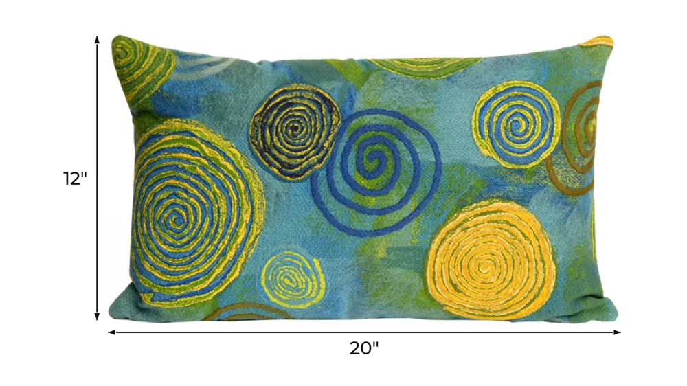 Liora Manne Visions III Graffiti Swirl Pillow Dimensions
