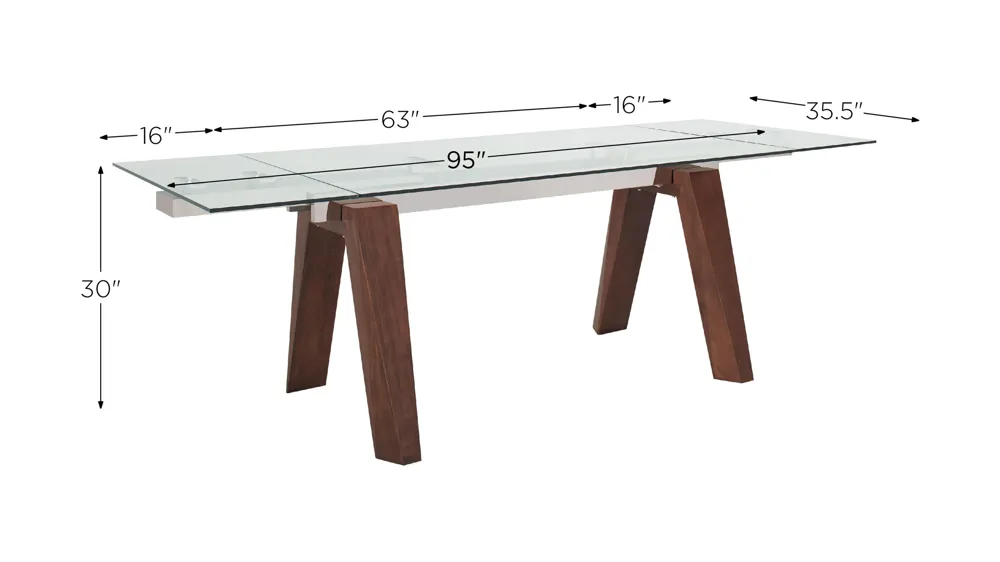 Sombra Dining Table Dimensions