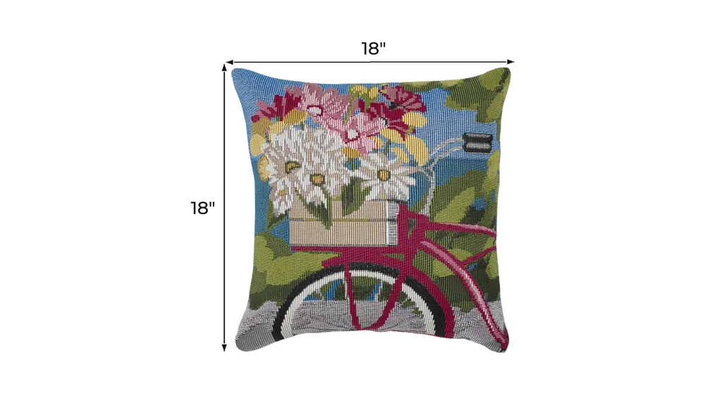 Marina Summer Ride Accent Pillow Dimensions