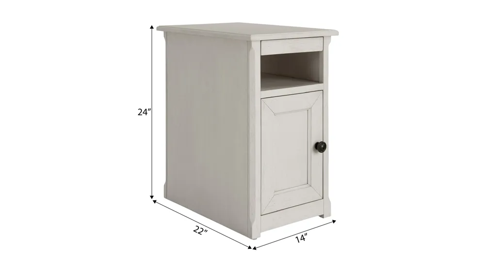 Bella Chairside Table Dimensions