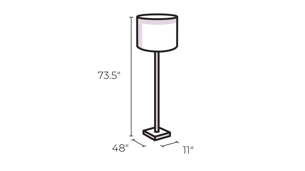 Bowery Arc Lamp Dimensions